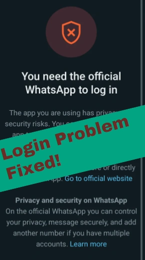 can't login